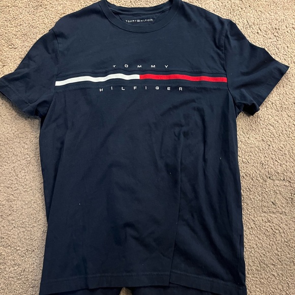 Tommy Hilfiger Signature Stripe Tee M - Picture 6 of 8